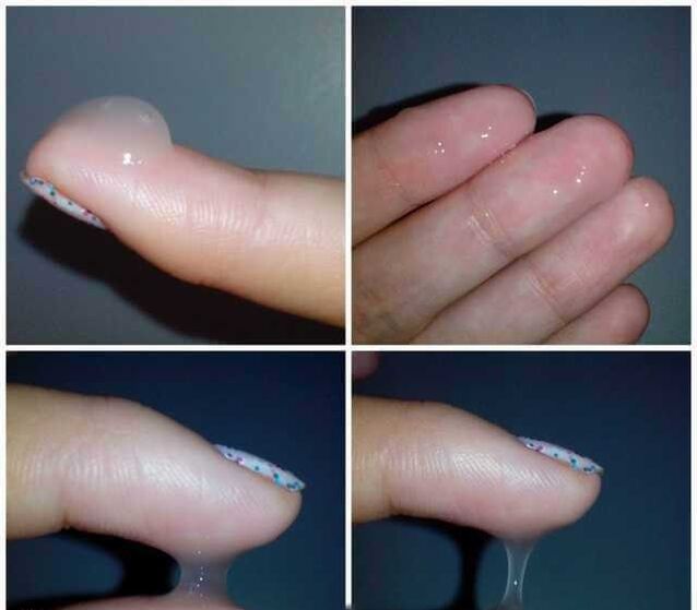 egy férfi preszeminális folyadéka izgalom során